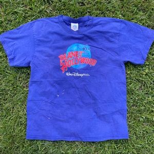 Vintage 90s Walt Disney World Planet Hollywood Tee